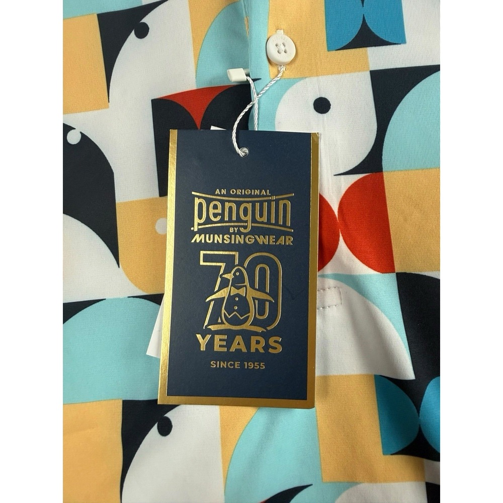 ORIGINAL PENGUIN XXL OGKMF001SU Golf Polo Shirt 70th Anniversary Stretch NWT - Picture 10 of 13